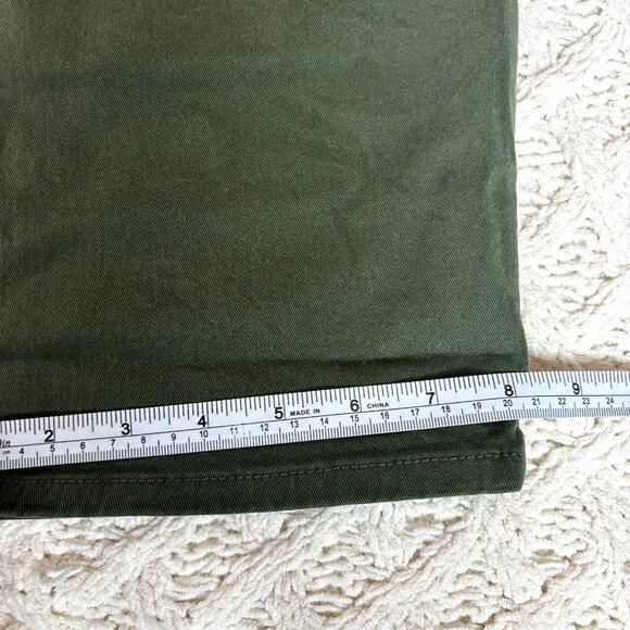 Good American Good Classic Ankle High-Rise Stretchy Pants Jeans Green Size 18 - Picture 4 of 9